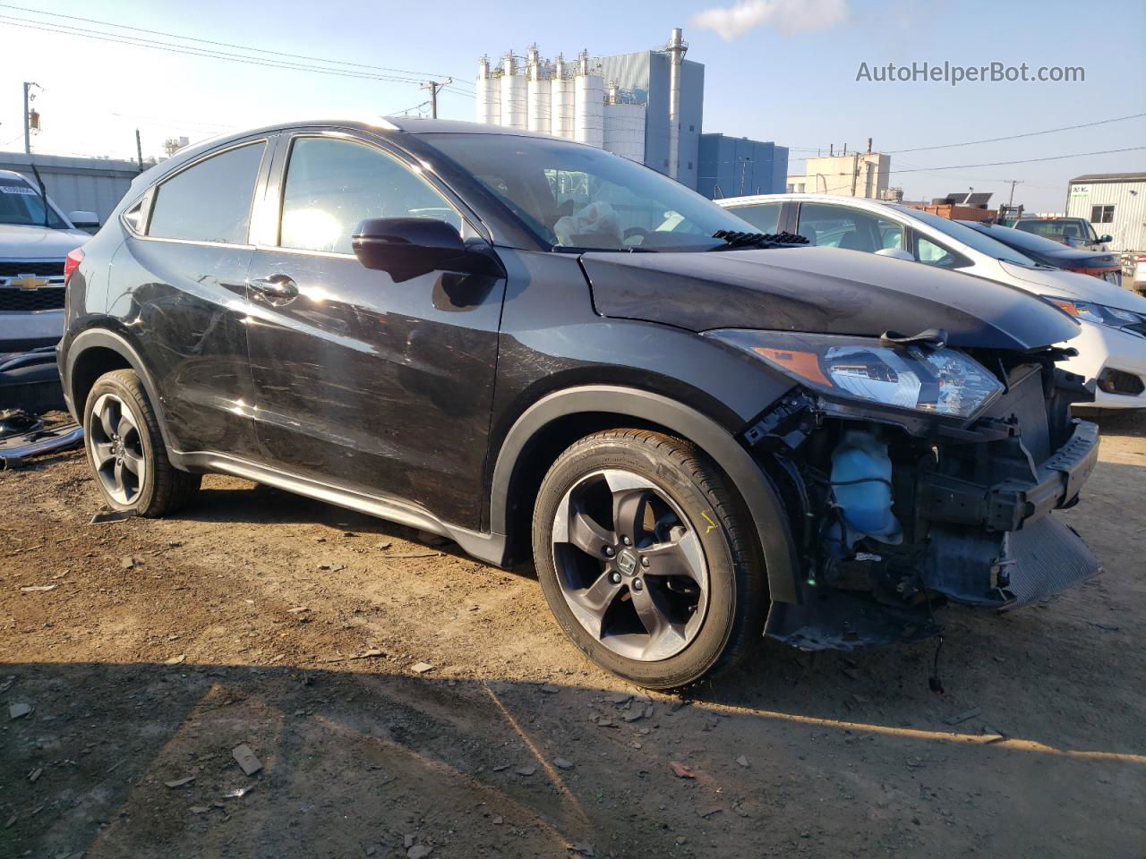 2018 Honda Hr-v Exl Black vin: 3CZRU6H77JM717147