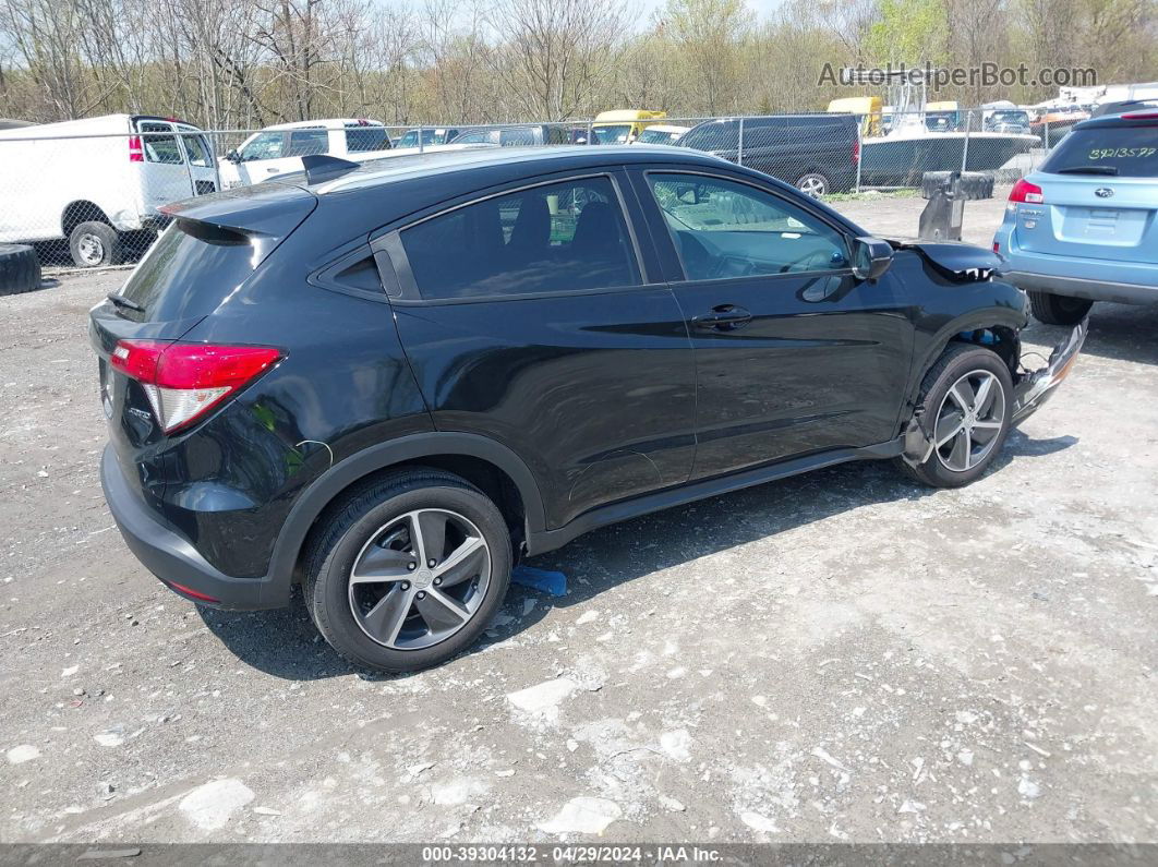 2021 Honda Hr-v Awd Ex-l Black vin: 3CZRU6H77MM703494