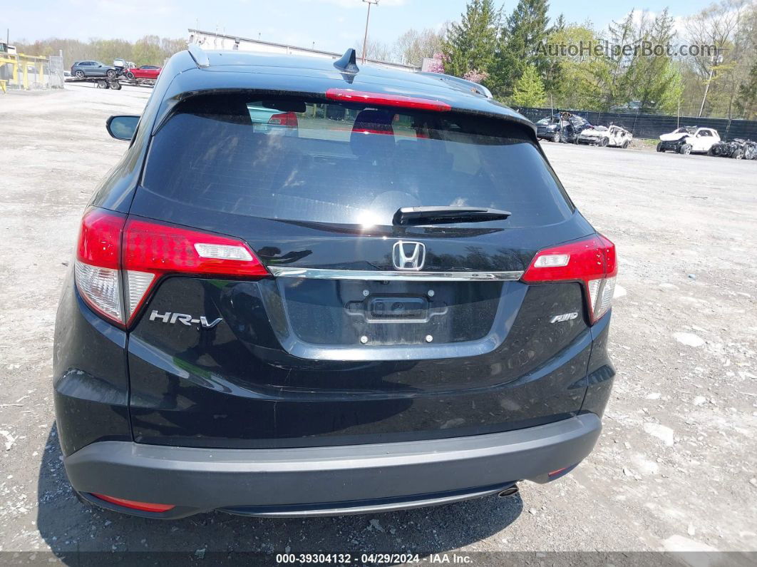 2021 Honda Hr-v Awd Ex-l Black vin: 3CZRU6H77MM703494