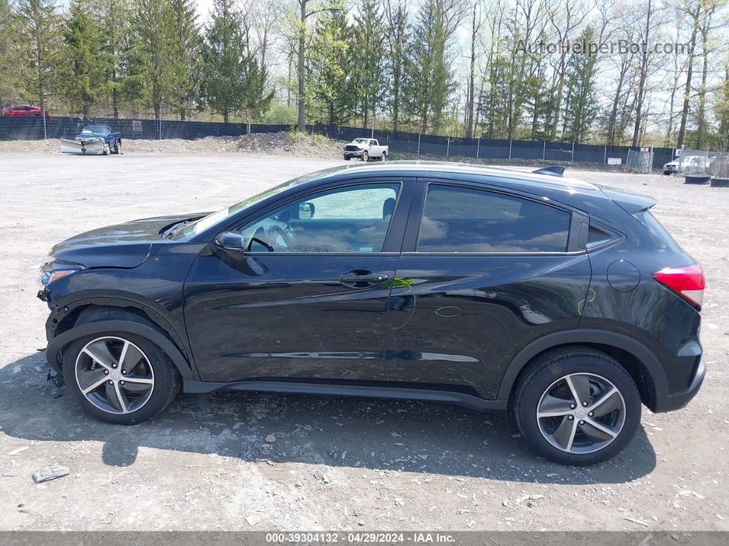 2021 Honda Hr-v Awd Ex-l Black vin: 3CZRU6H77MM703494