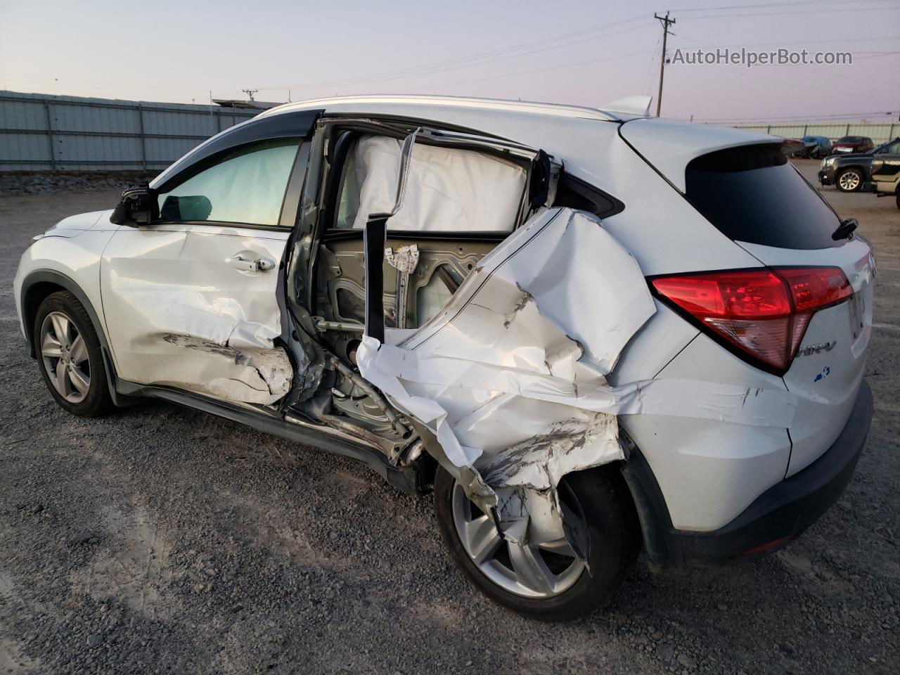 2016 Honda Hr-v Exl White vin: 3CZRU6H78GM701371