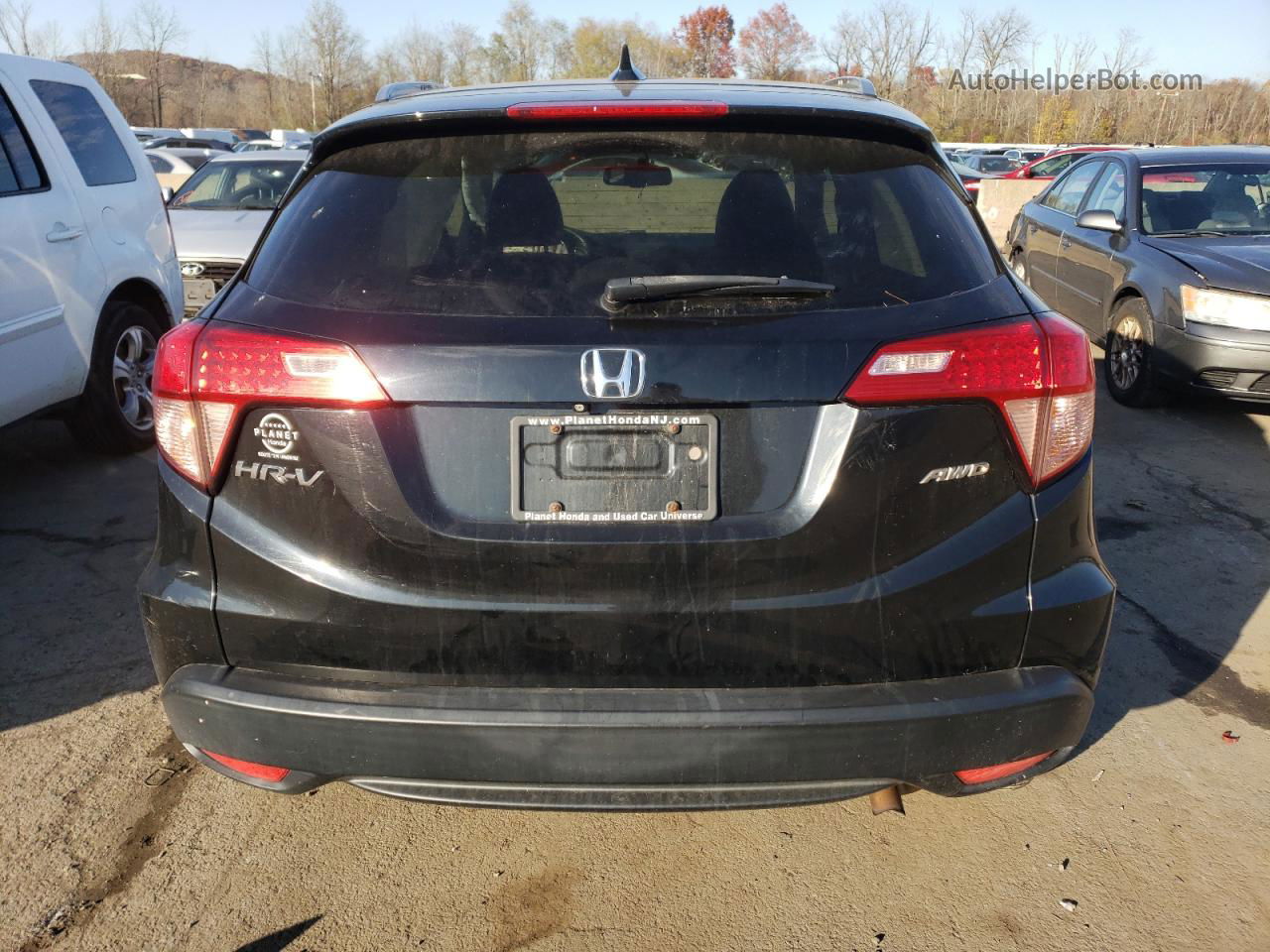 2016 Honda Hr-v Exl Черный vin: 3CZRU6H78GM701709