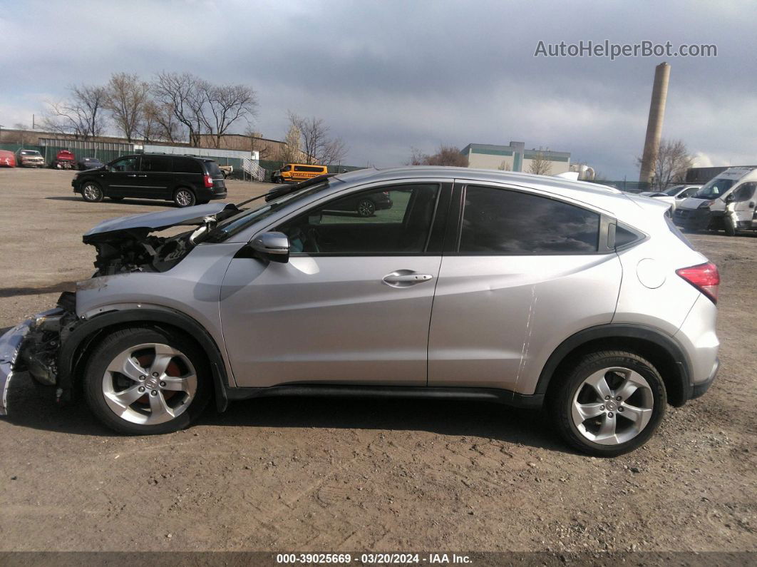 2016 Honda Hr-v Ex-l Silver vin: 3CZRU6H78GM739926