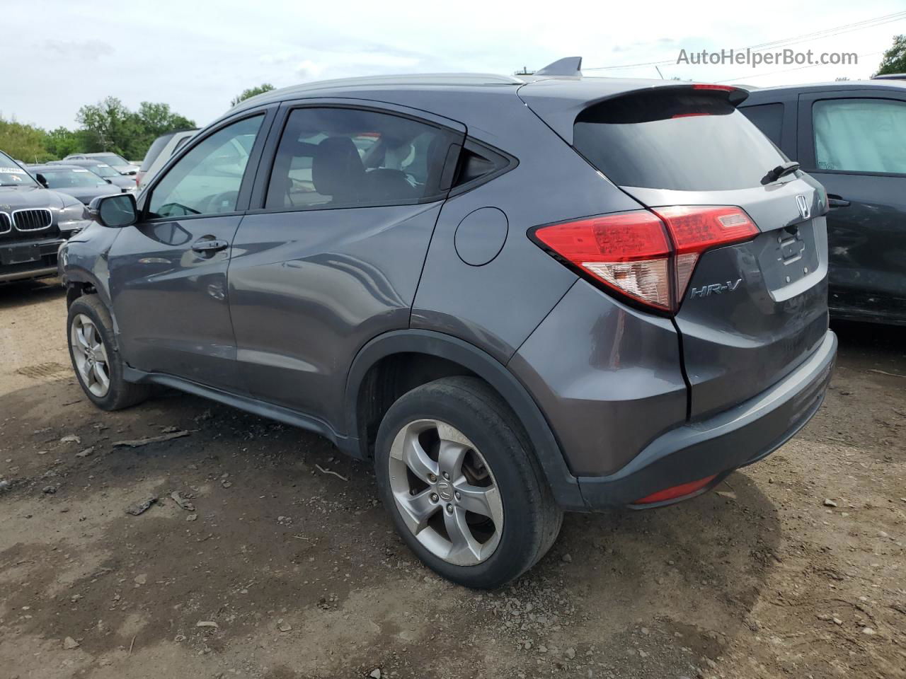 2016 Honda Hr-v Exl Gray vin: 3CZRU6H78GM764101