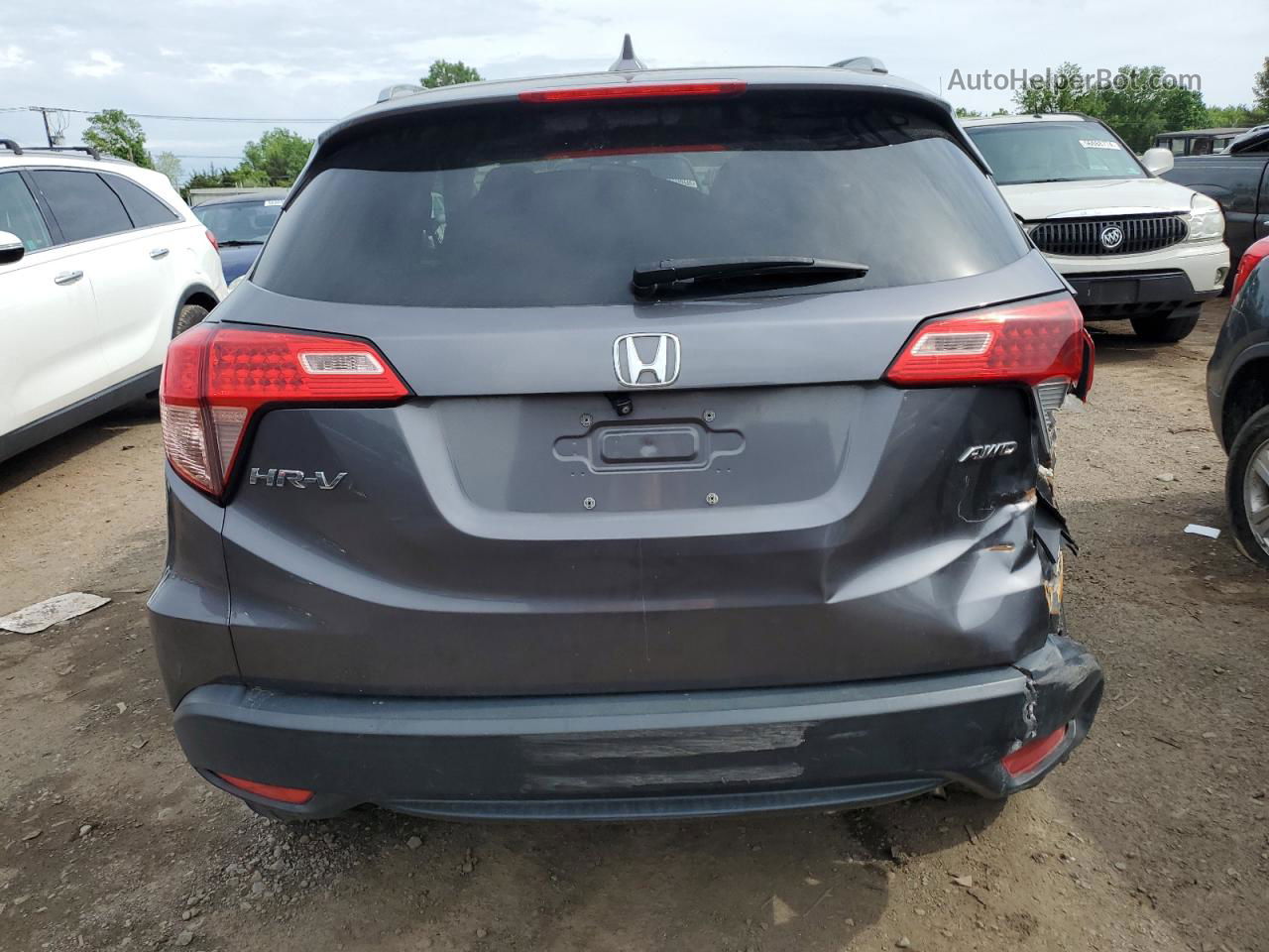 2016 Honda Hr-v Exl Gray vin: 3CZRU6H78GM764101