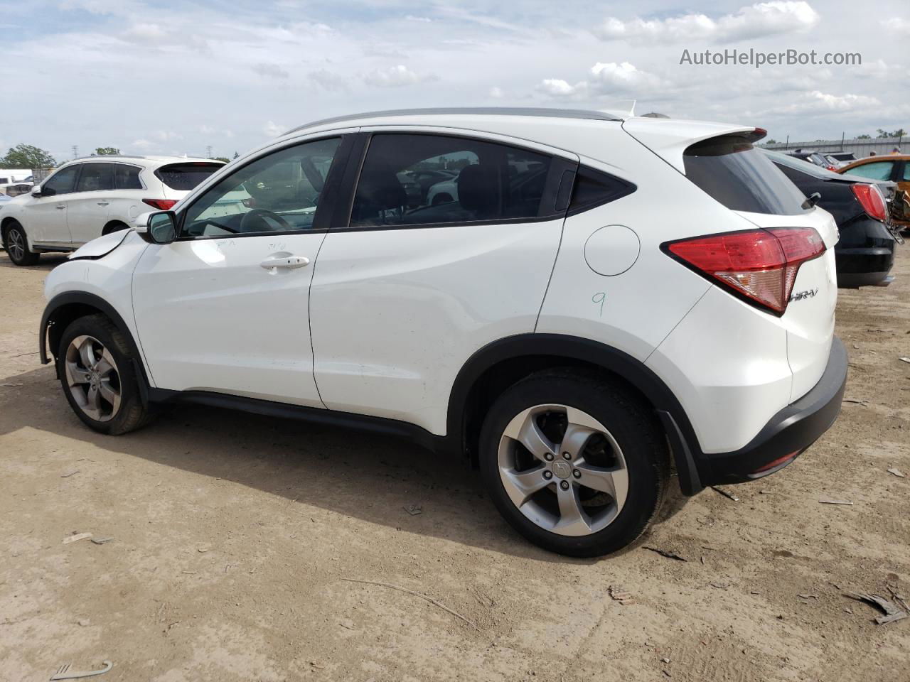 2016 Honda Hr-v Exl White vin: 3CZRU6H78GM769671