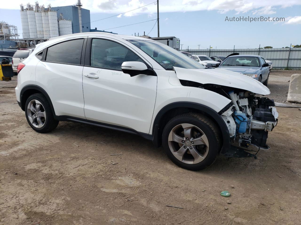 2016 Honda Hr-v Exl White vin: 3CZRU6H78GM769671