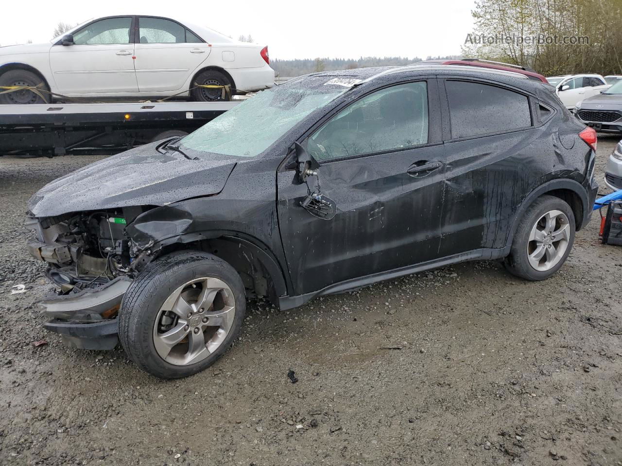 2017 Honda Hr-v Exl Black vin: 3CZRU6H78HM715269