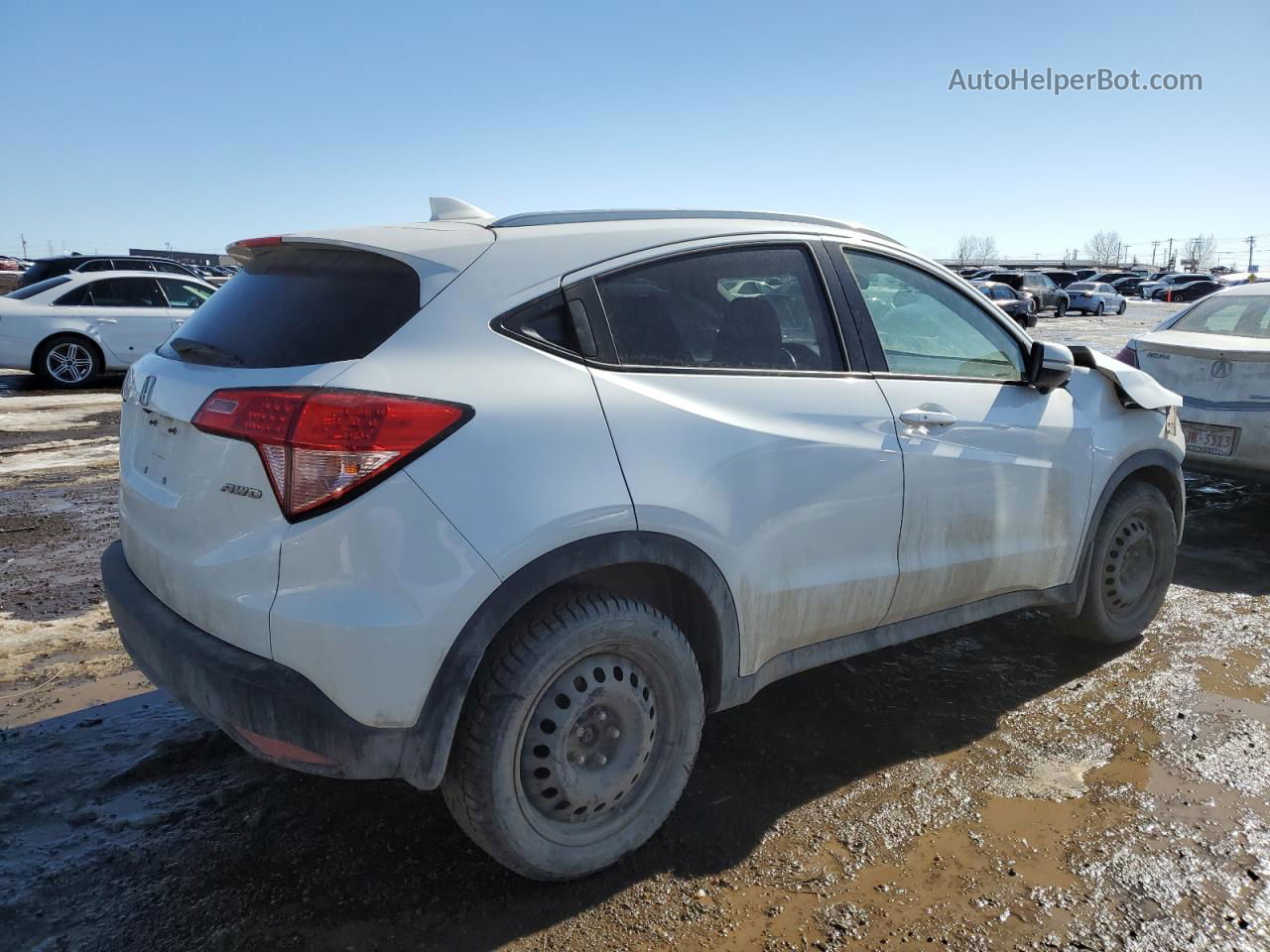 2018 Honda Hr-v Exl White vin: 3CZRU6H78JM103952