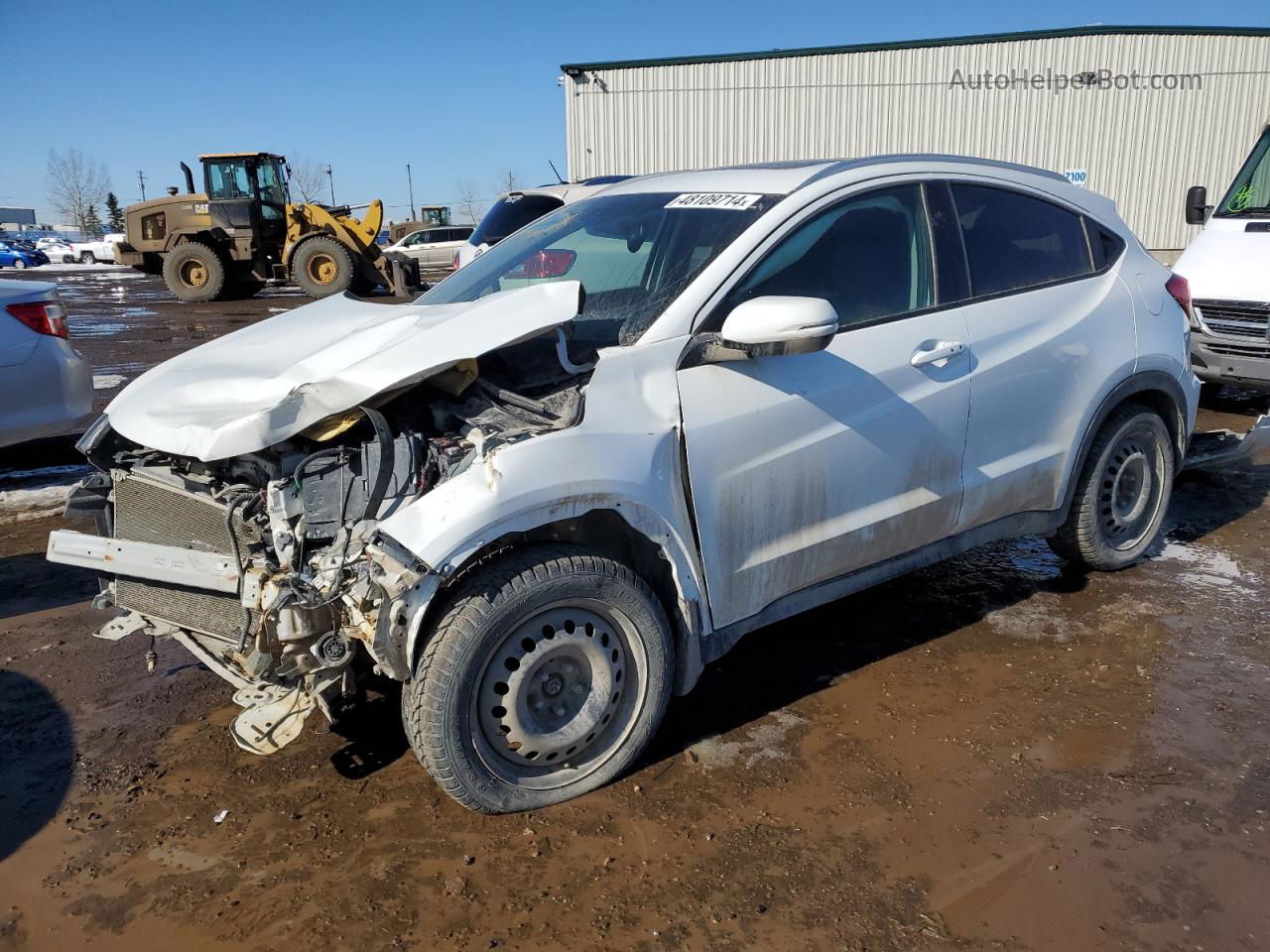 2018 Honda Hr-v Exl White vin: 3CZRU6H78JM103952