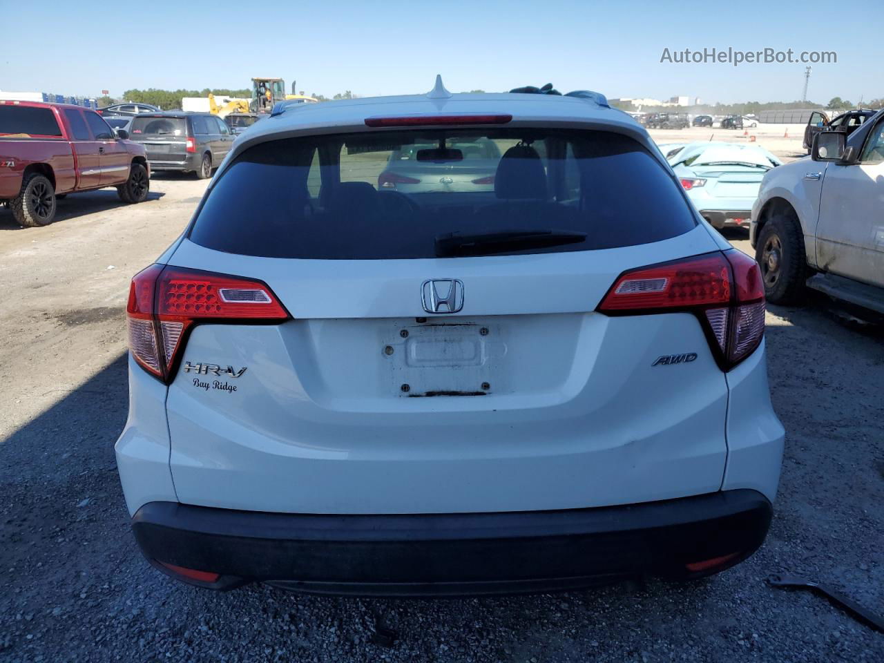 2018 Honda Hr-v Exl White vin: 3CZRU6H78JM716525