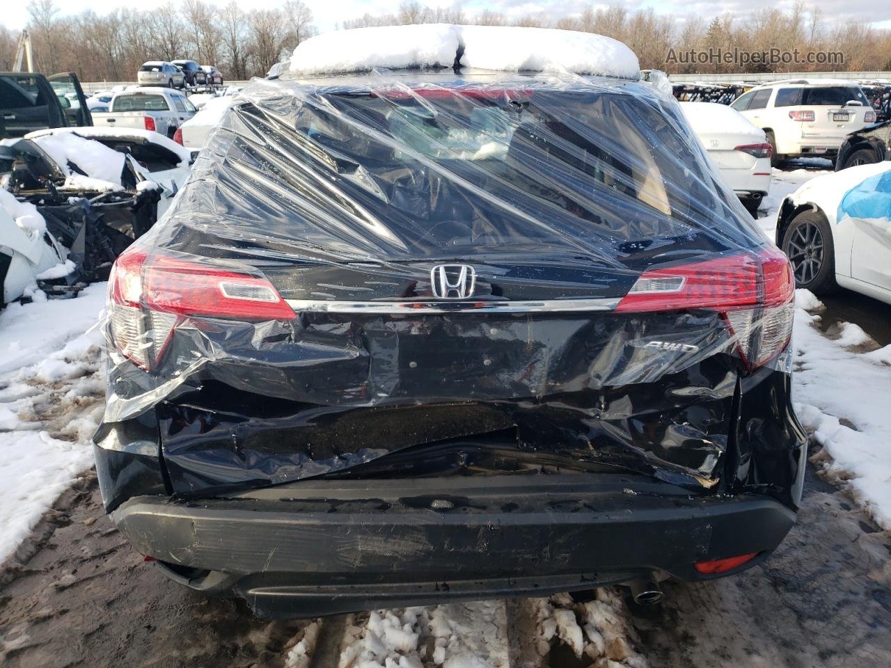 2021 Honda Hr-v Exl Черный vin: 3CZRU6H78MM701334