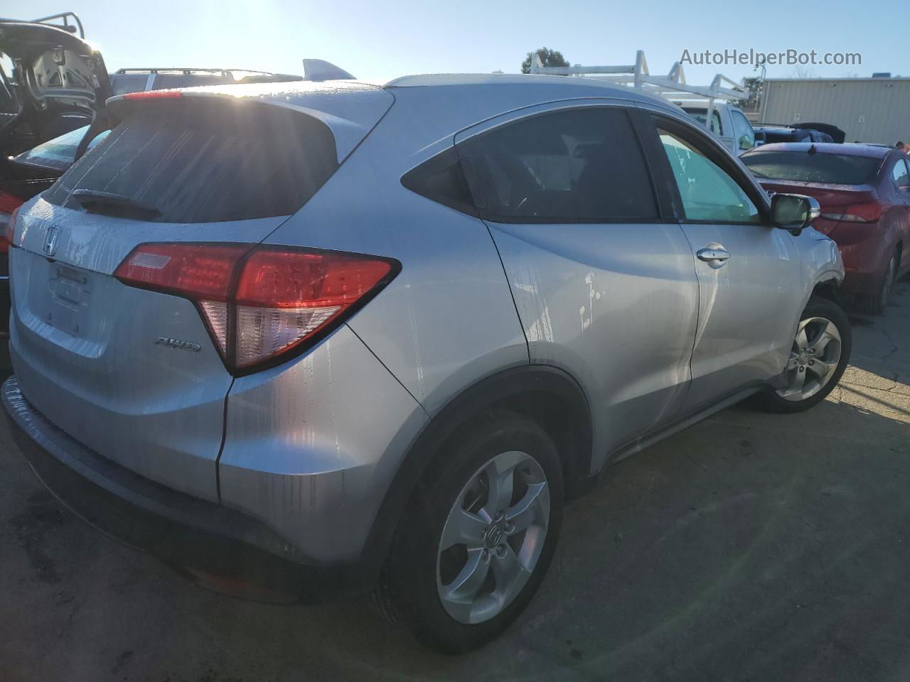 2016 Honda Hr-v Exl Silver vin: 3CZRU6H79GM722844