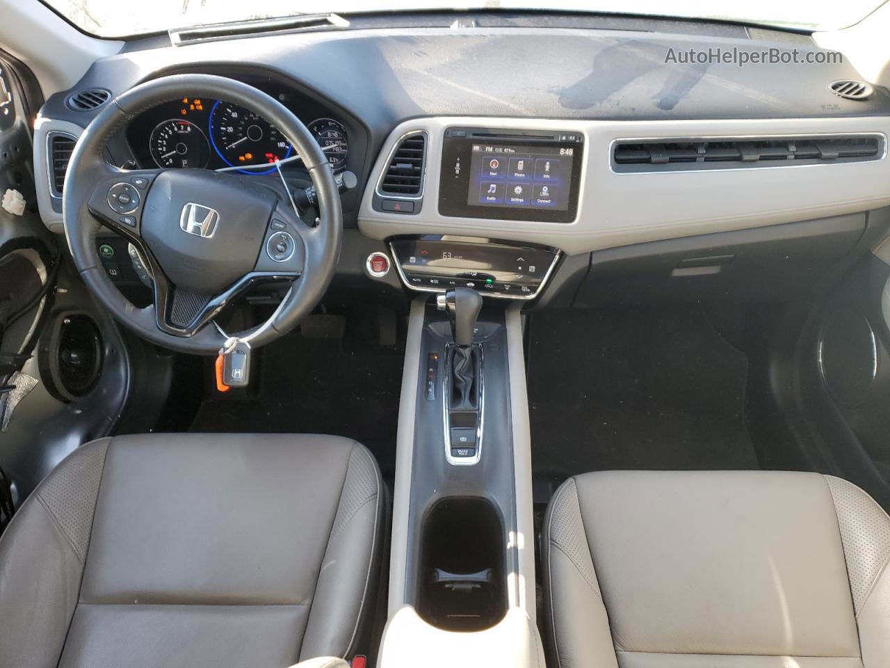 2016 Honda Hr-v Exl Silver vin: 3CZRU6H79GM722844