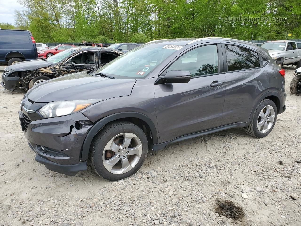 2016 Honda Hr-v Exl Charcoal vin: 3CZRU6H79GM764303