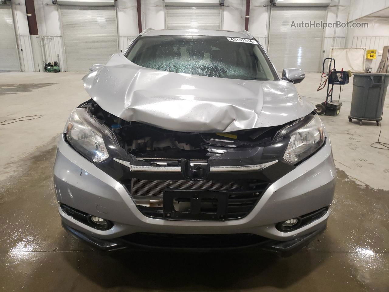 2017 Honda Hr-v Exl Silver vin: 3CZRU6H79HM726135