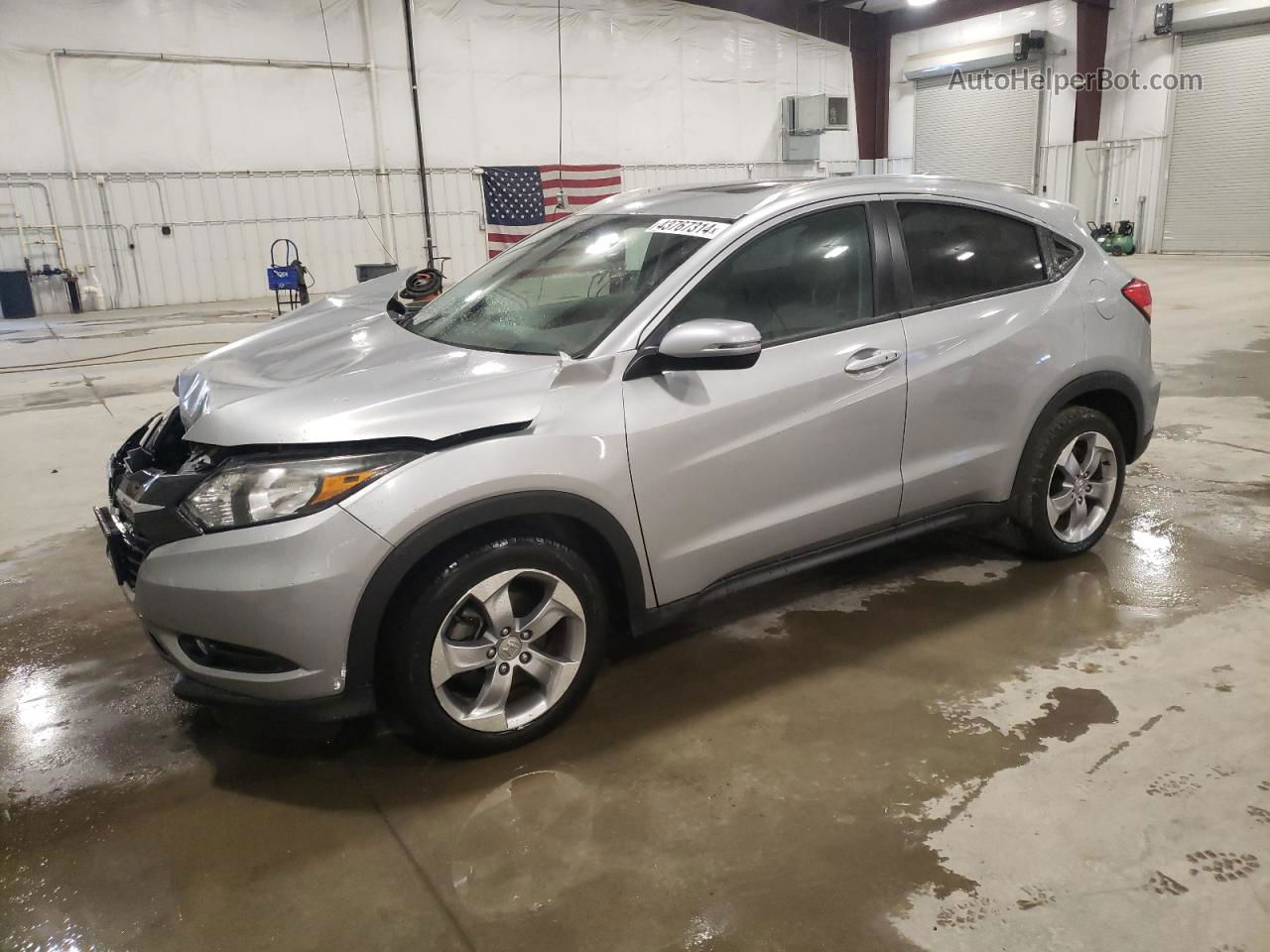 2017 Honda Hr-v Exl Silver vin: 3CZRU6H79HM726135