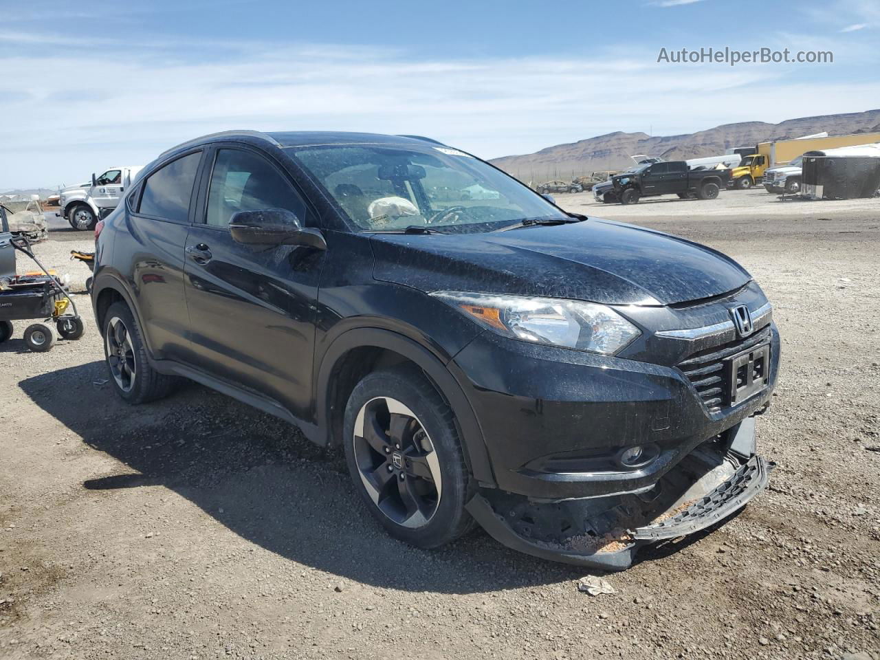 2018 Honda Hr-v Exl Черный vin: 3CZRU6H79JM726951