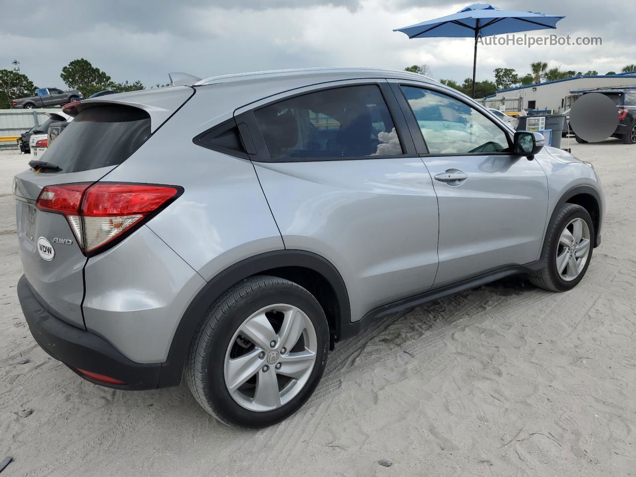 2019 Honda Hr-v Exl Silver vin: 3CZRU6H79KM706863