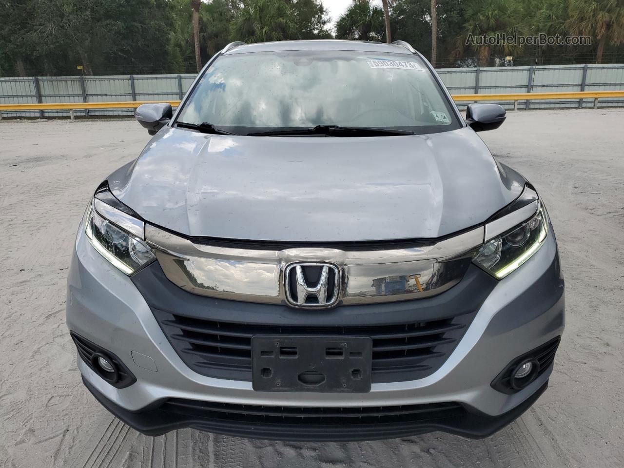 2019 Honda Hr-v Exl Silver vin: 3CZRU6H79KM706863