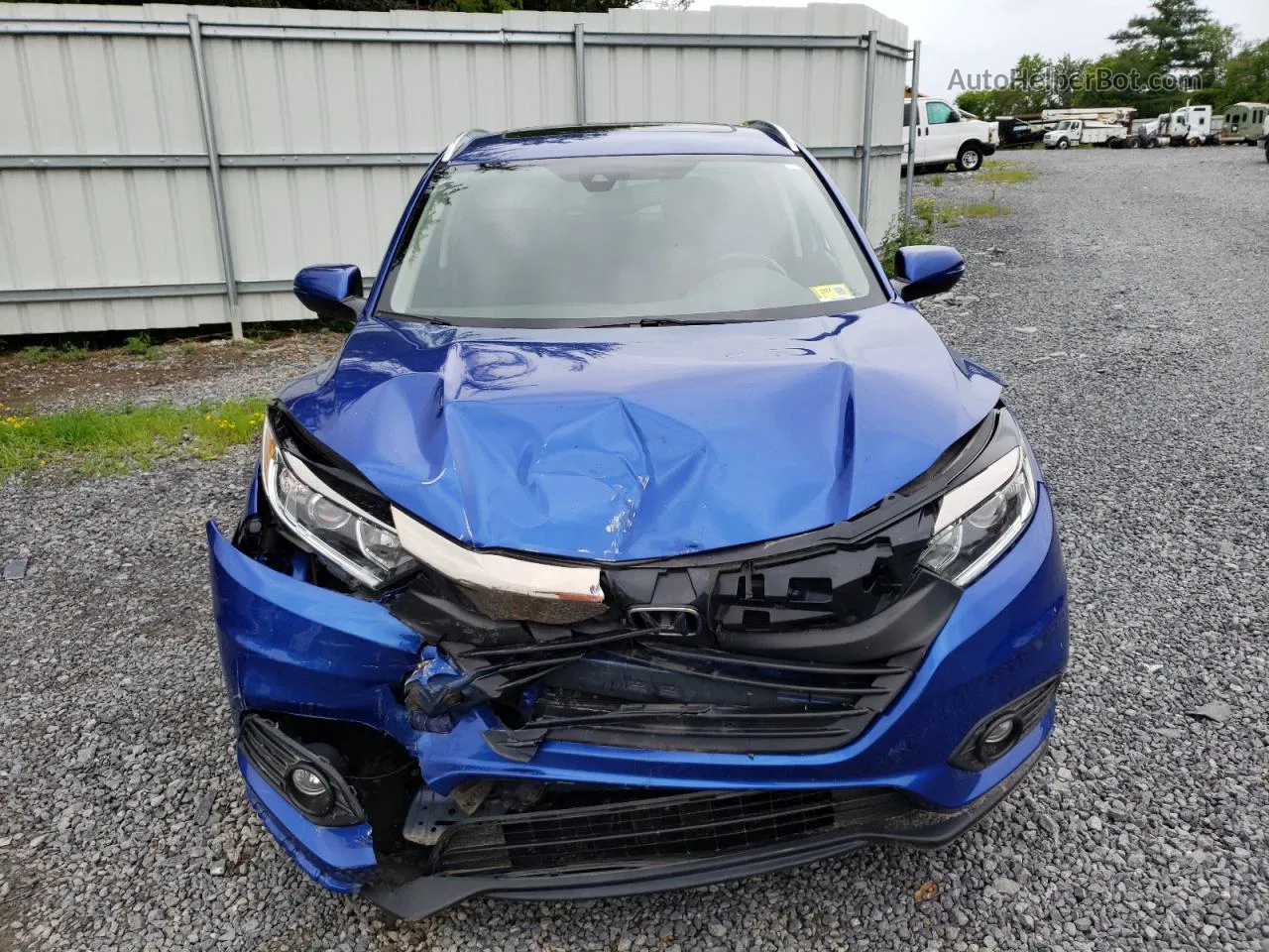 2019 Honda Hr-v Exl Blue vin: 3CZRU6H79KM714560