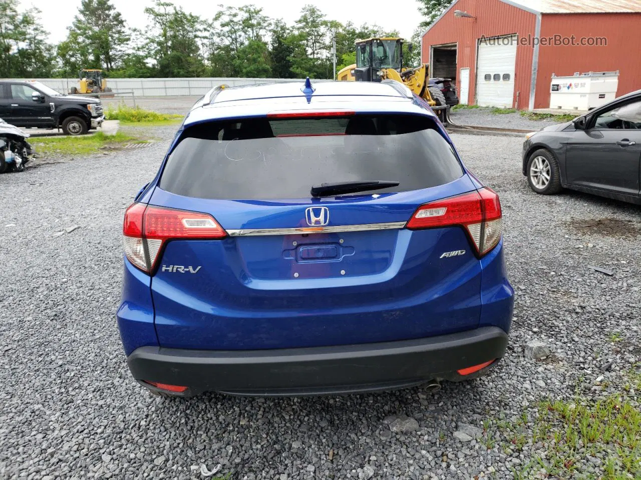 2019 Honda Hr-v Exl Blue vin: 3CZRU6H79KM714560