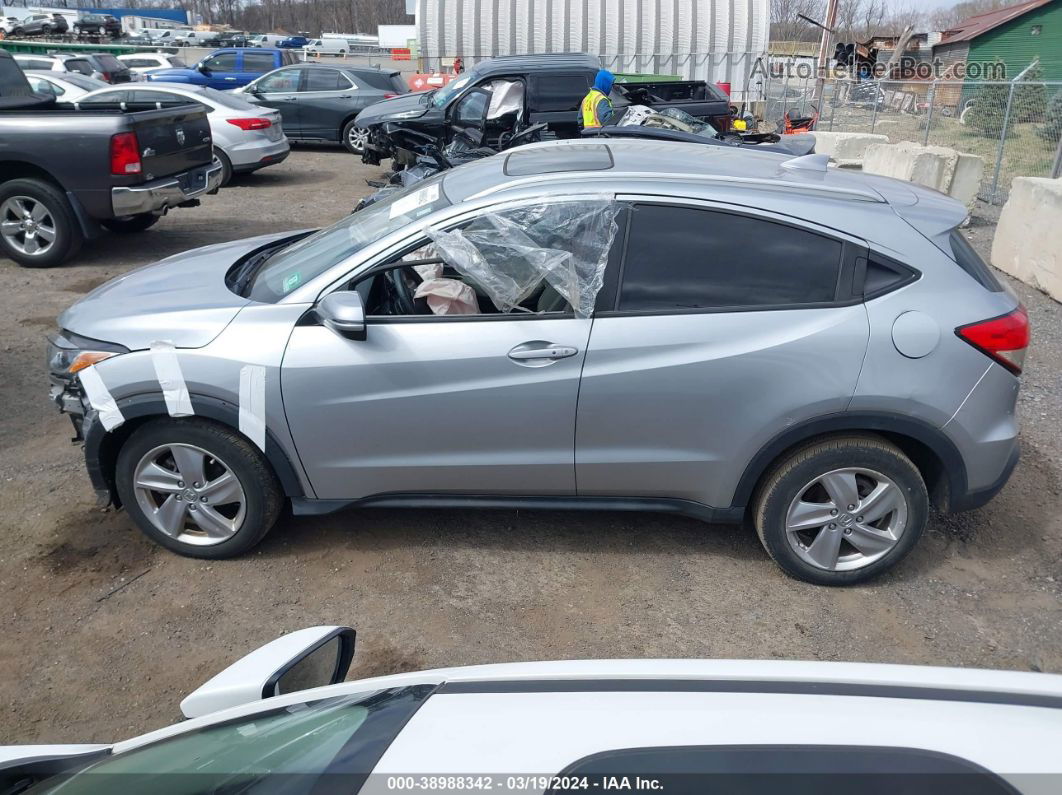 2019 Honda Hr-v Ex-l Silver vin: 3CZRU6H79KM717894