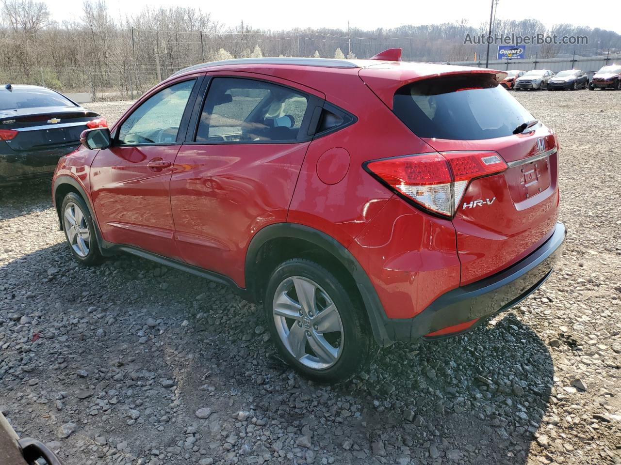 2019 Honda Hr-v Exl Red vin: 3CZRU6H79KM719855