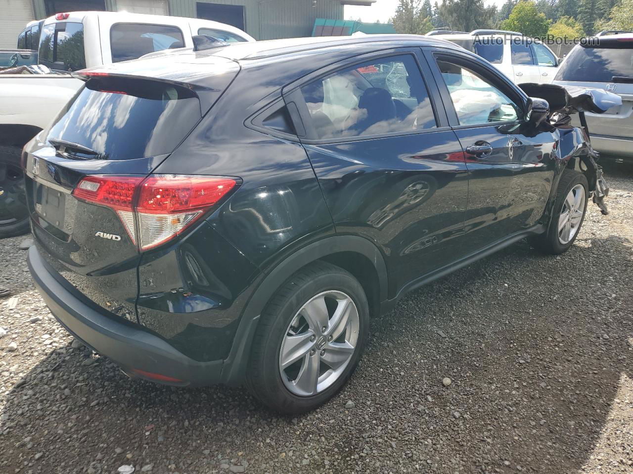 2019 Honda Hr-v Exl Black vin: 3CZRU6H79KM721900