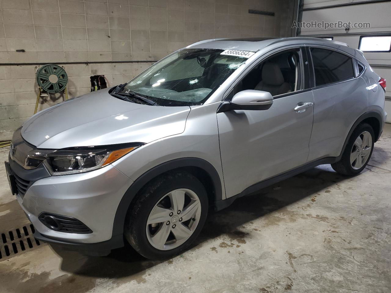 2019 Honda Hr-v Exl Silver vin: 3CZRU6H79KM741631