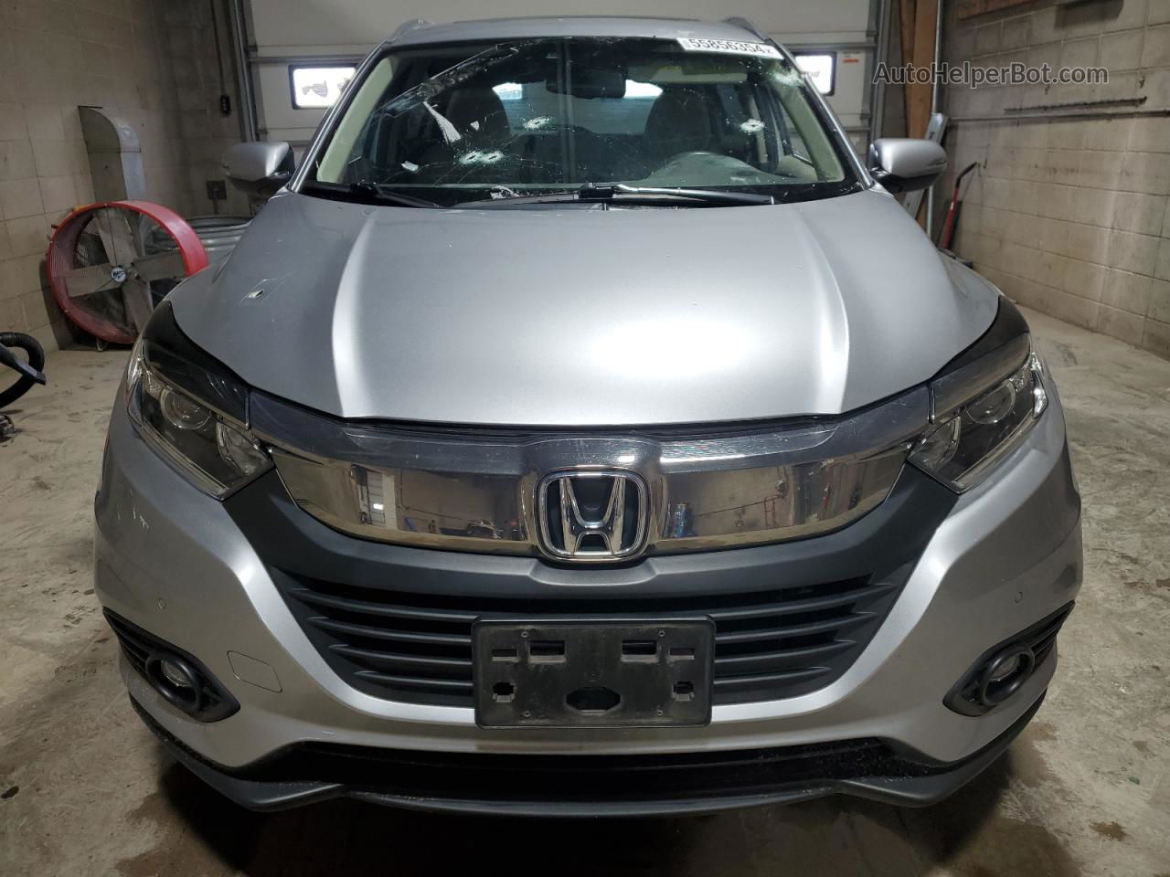 2019 Honda Hr-v Exl Silver vin: 3CZRU6H79KM741631