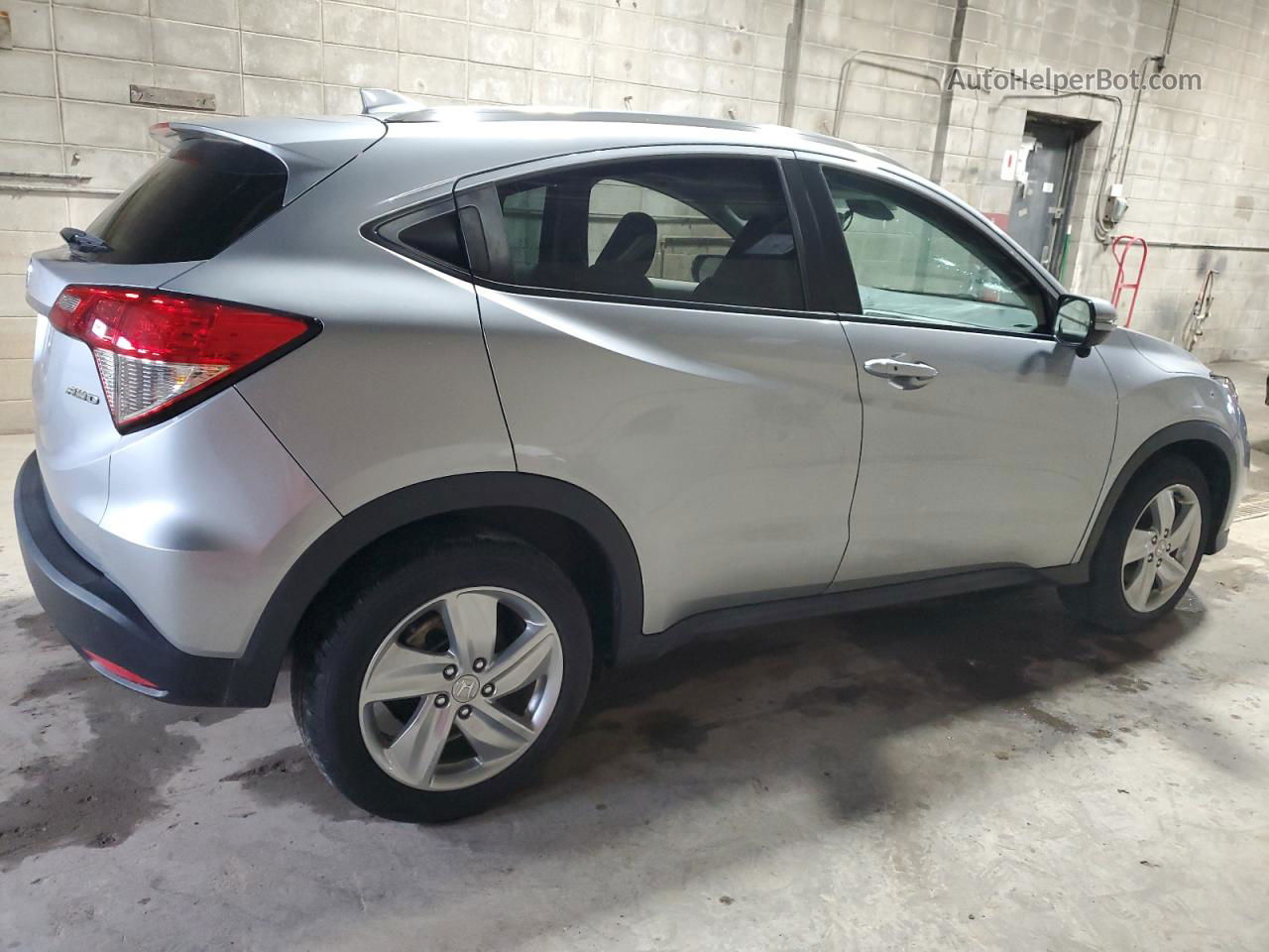 2019 Honda Hr-v Exl Silver vin: 3CZRU6H79KM741631