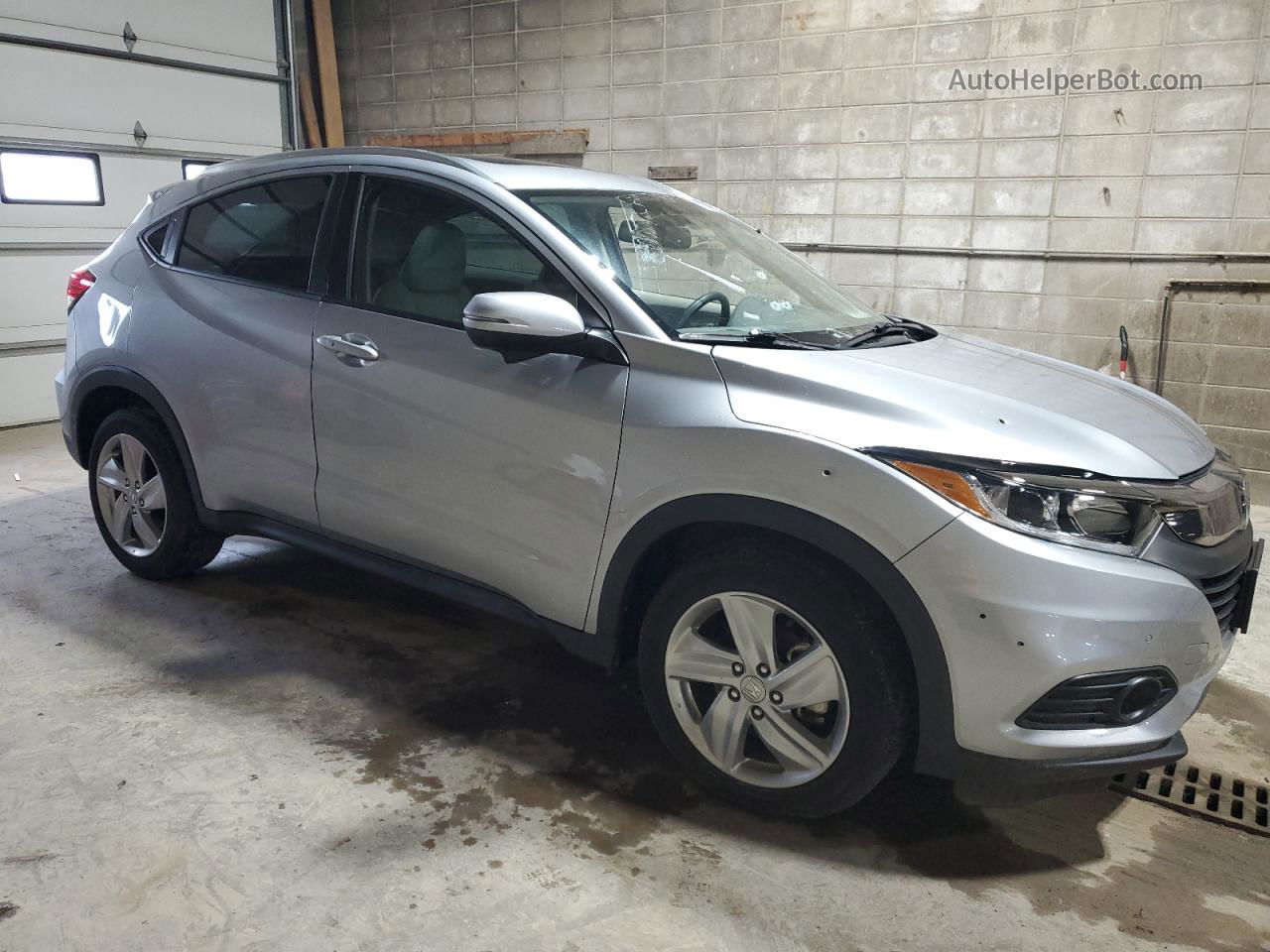 2019 Honda Hr-v Exl Silver vin: 3CZRU6H79KM741631