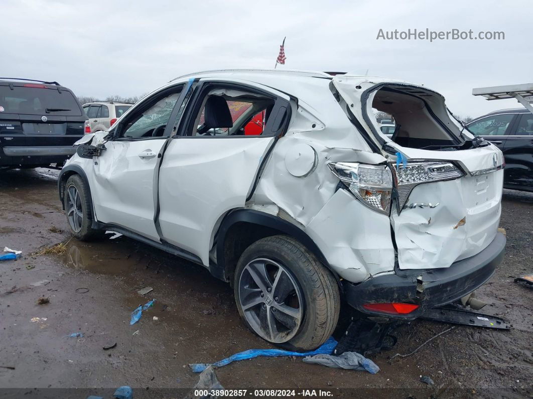 2021 Honda Hr-v Awd Ex-l White vin: 3CZRU6H79MM744175