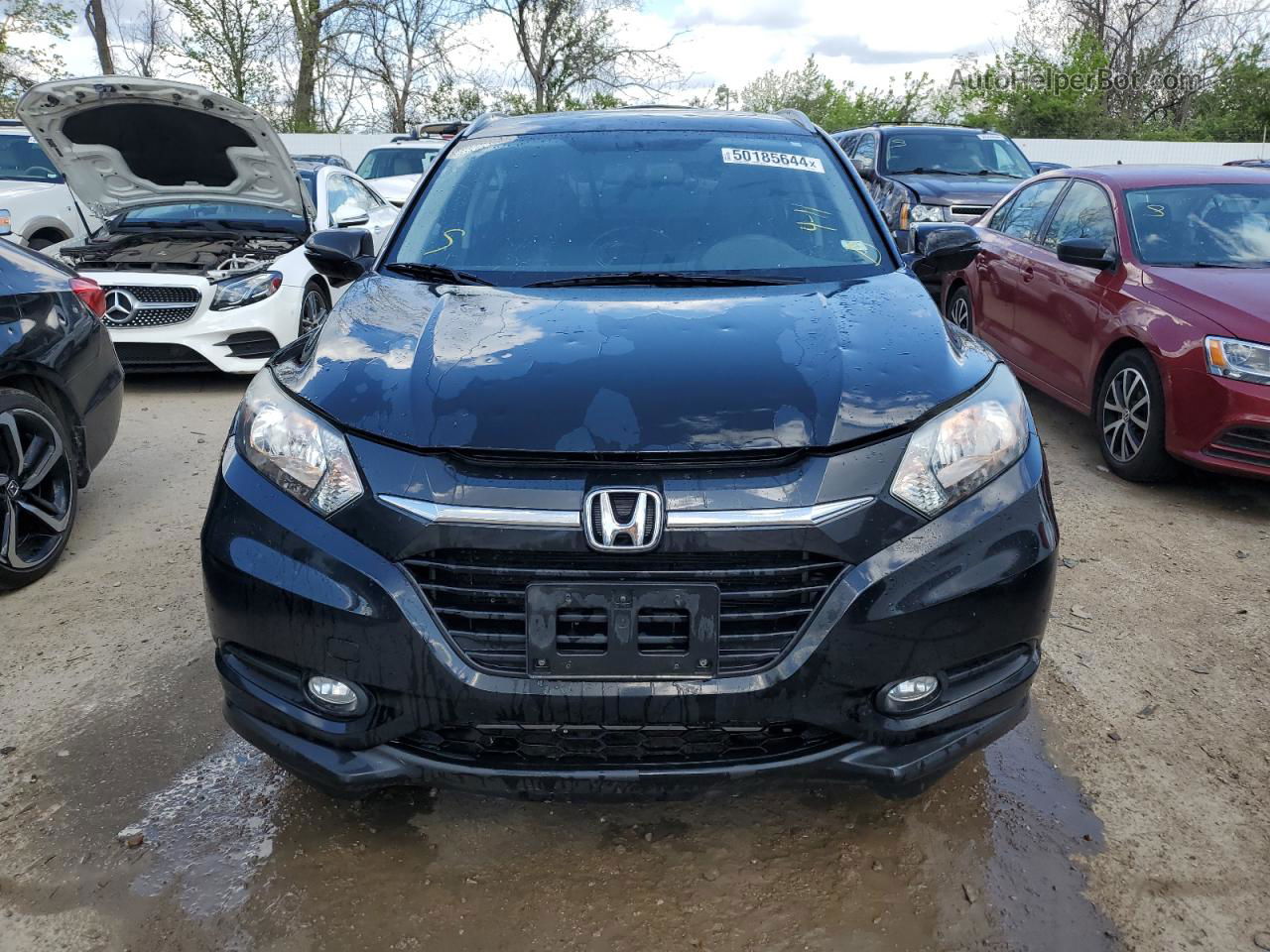 2016 Honda Hr-v Exl Black vin: 3CZRU6H7XGM730421