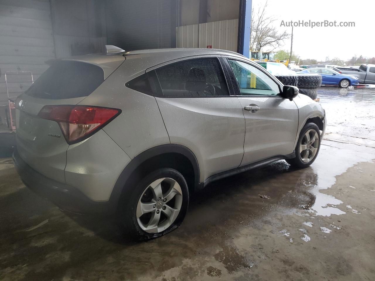 2016 Honda Hr-v Exl Серебряный vin: 3CZRU6H7XGM731181