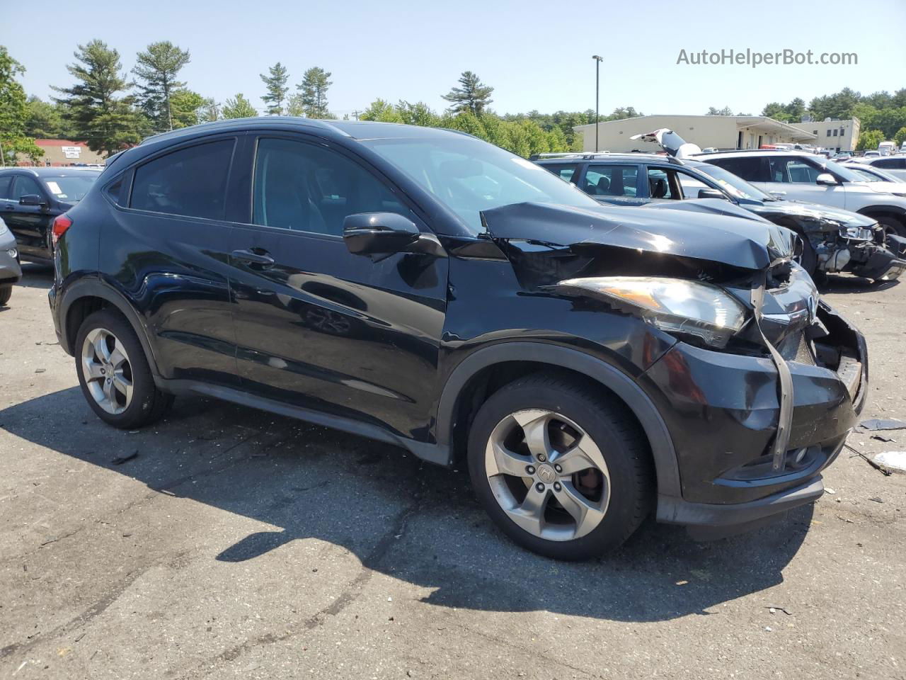 2017 Honda Hr-v Exl Black vin: 3CZRU6H7XHM705665