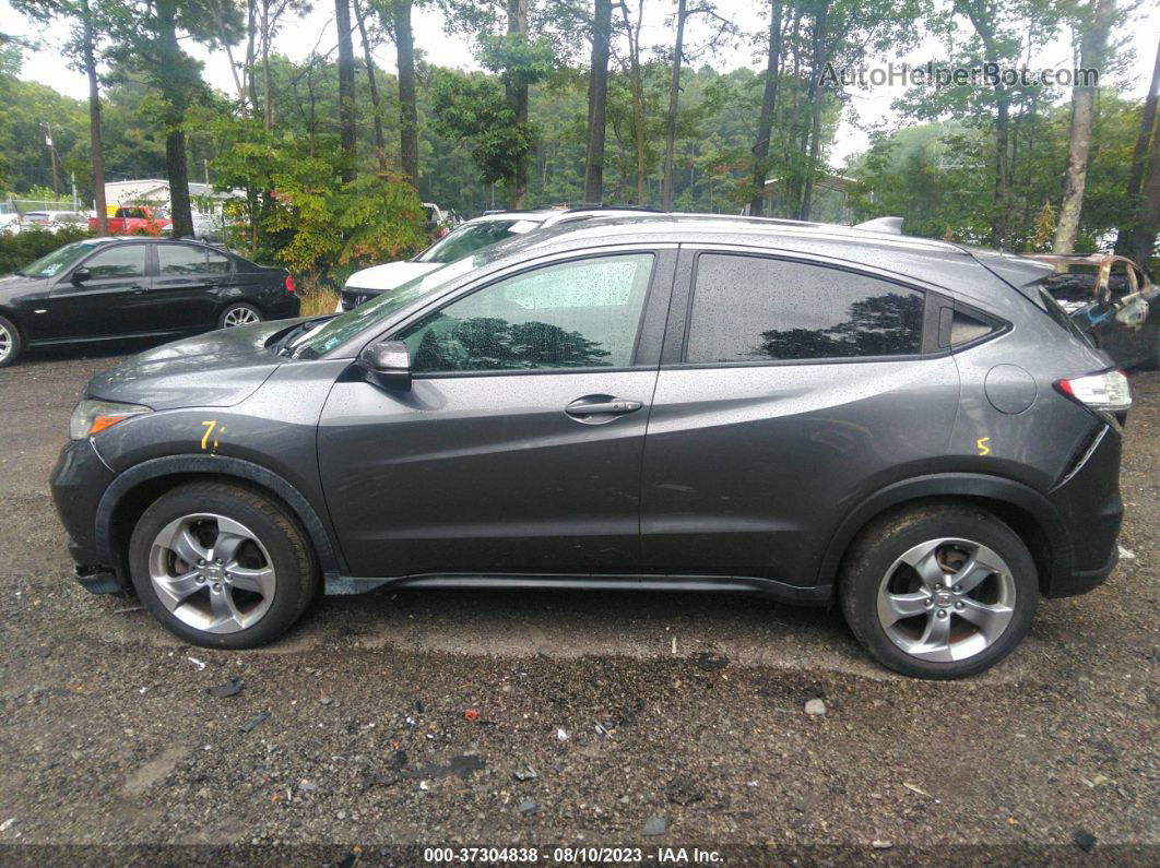 2017 Honda Hr-v Ex-l Navi Gray vin: 3CZRU6H7XHM718609