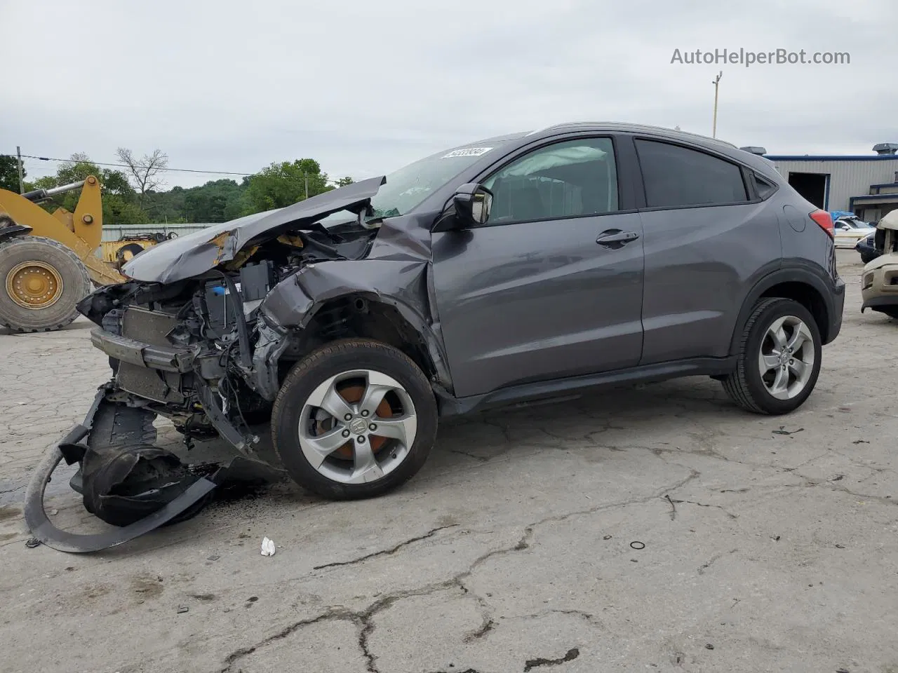 2017 Honda Hr-v Exl Gray vin: 3CZRU6H7XHM729285