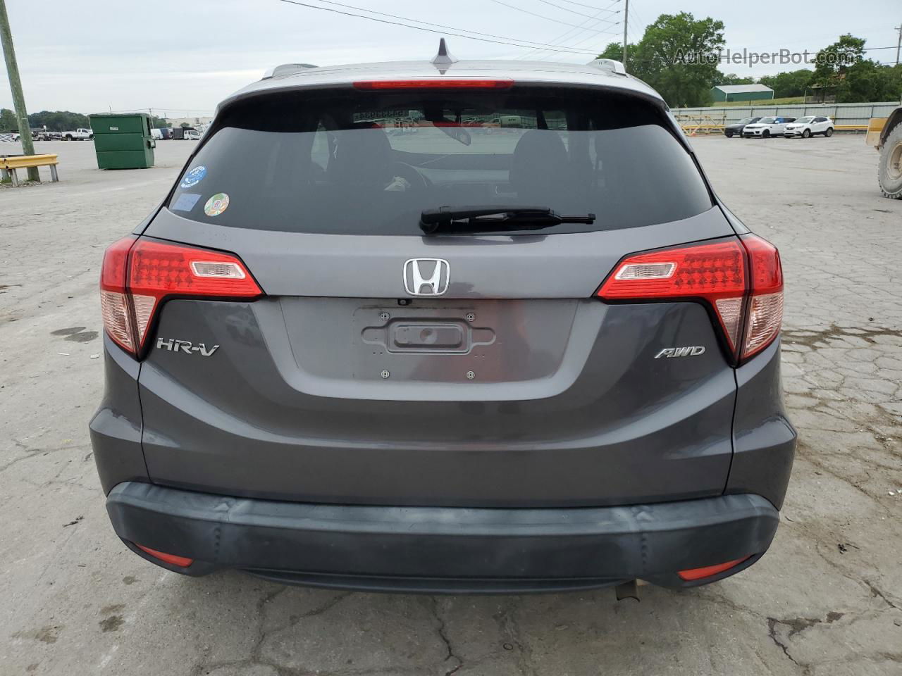 2017 Honda Hr-v Exl Gray vin: 3CZRU6H7XHM729285