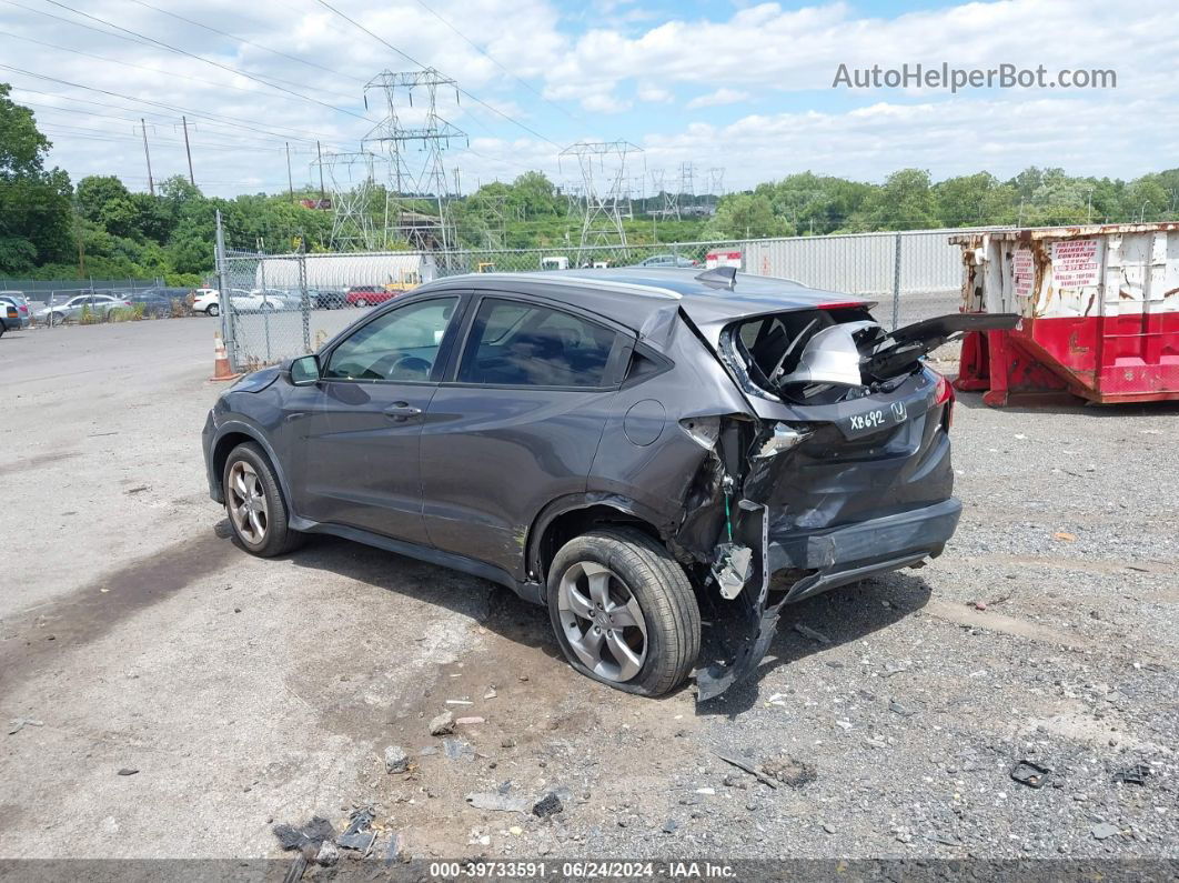 2017 Honda Hr-v Ex-l Gray vin: 3CZRU6H7XHM733577