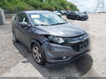 2017 Honda Hr-v Ex-l Gray vin: 3CZRU6H7XHM733577