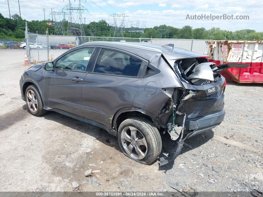 2017 Honda Hr-v Ex-l Gray vin: 3CZRU6H7XHM733577