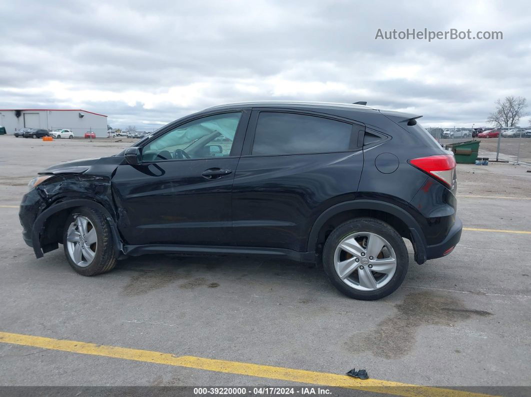 2019 Honda Hr-v Ex-l Black vin: 3CZRU6H7XKM703938