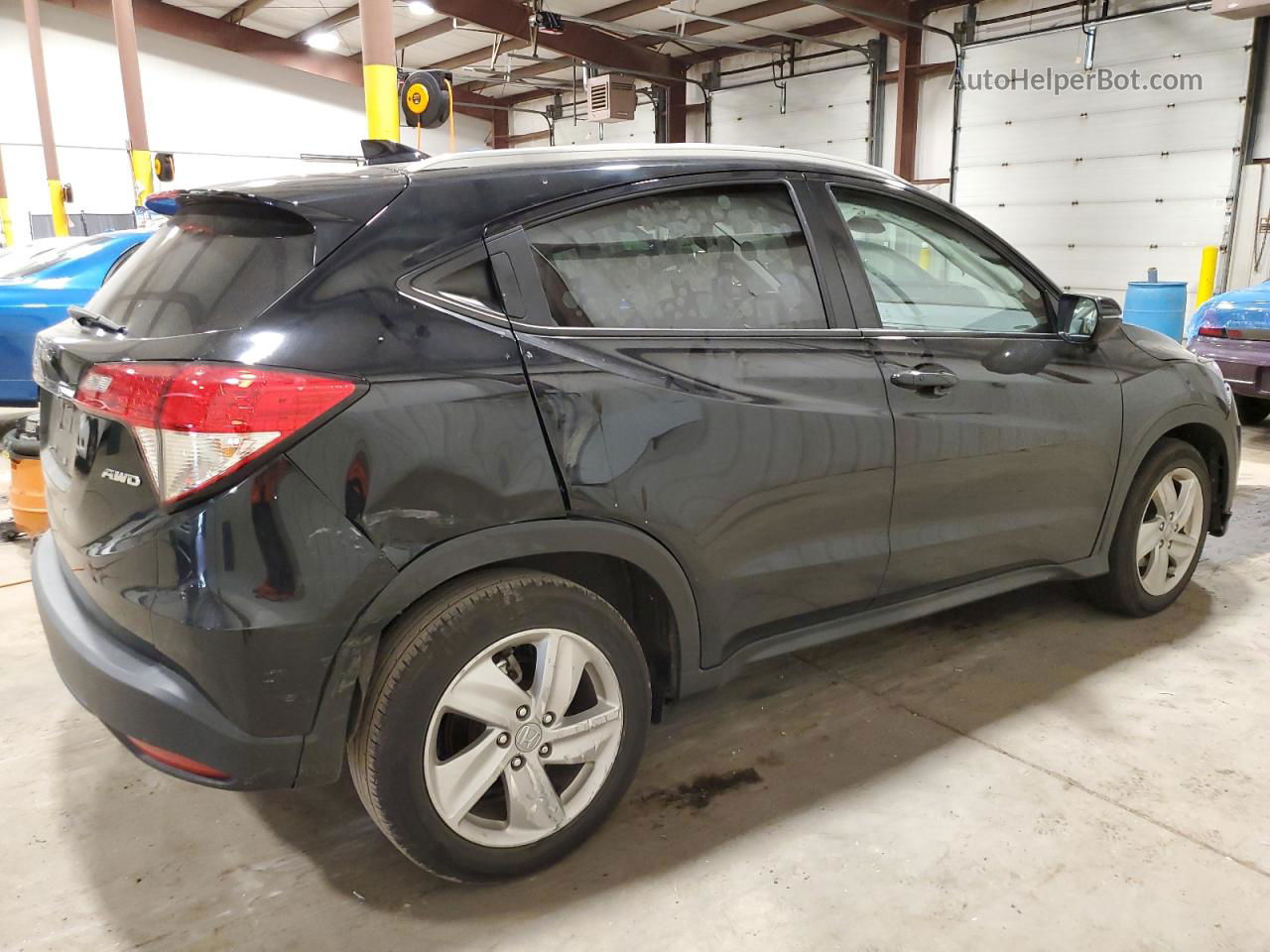 2019 Honda Hr-v Exl Black vin: 3CZRU6H7XKM706323