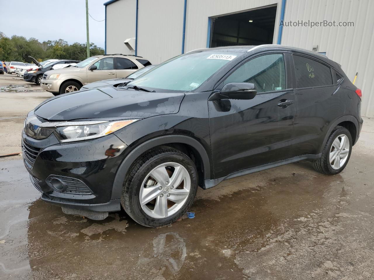 2019 Honda Hr-v Exl Black vin: 3CZRU6H7XKM720142