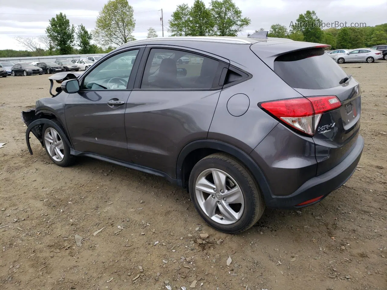 2019 Honda Hr-v Exl Gray vin: 3CZRU6H7XKM724353