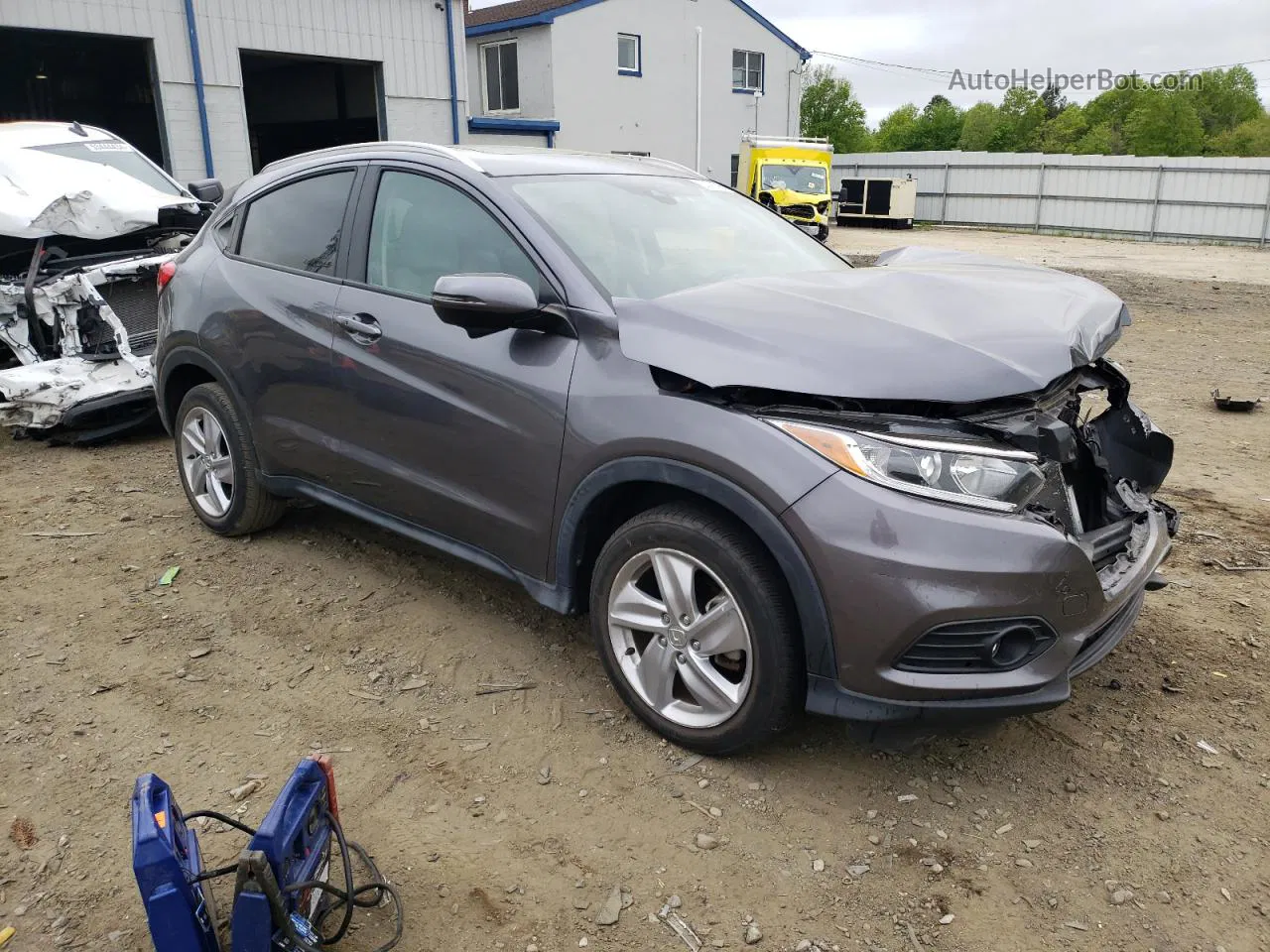 2019 Honda Hr-v Exl Gray vin: 3CZRU6H7XKM724353