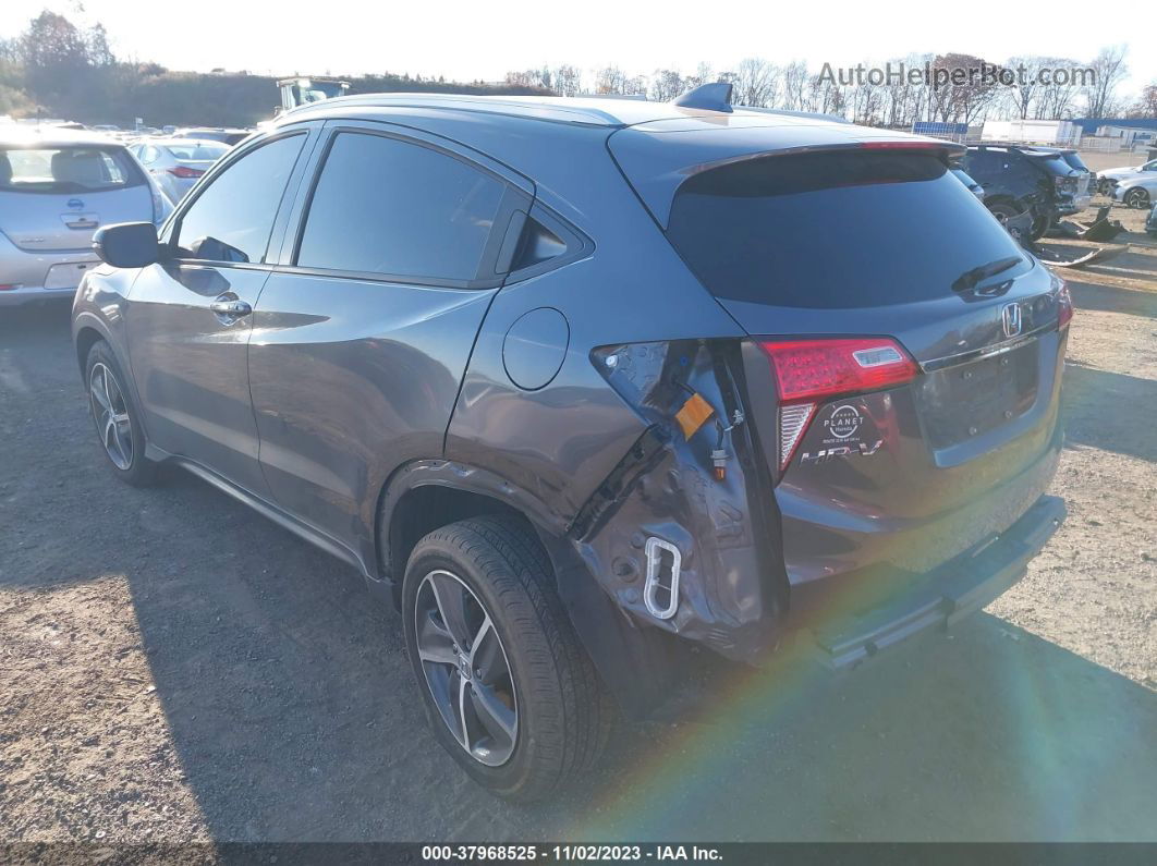 2021 Honda Hr-v Awd Ex-l Black vin: 3CZRU6H7XMM715316