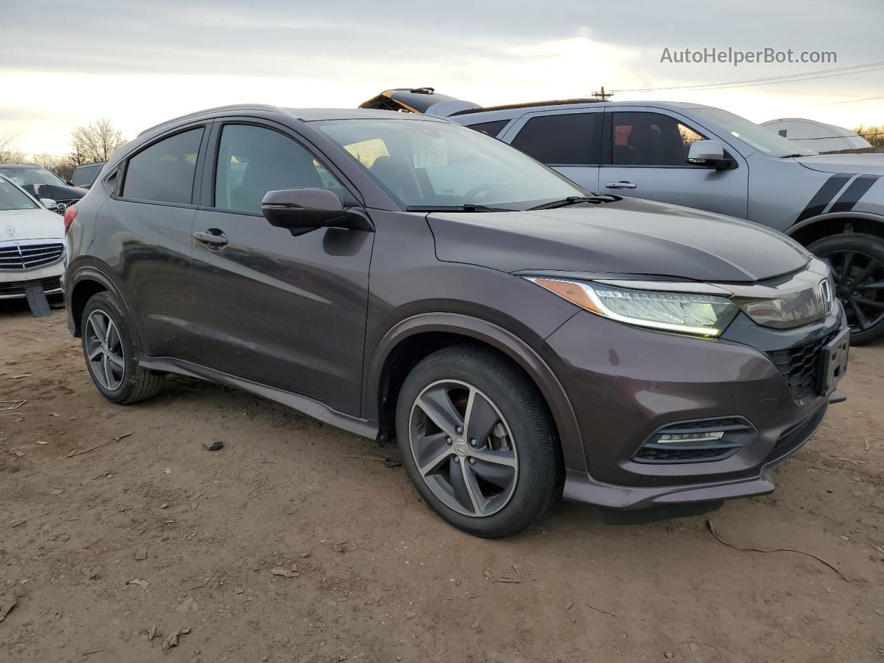 2019 Honda Hr-v Touring Фиолетовый vin: 3CZRU6H93KM701112